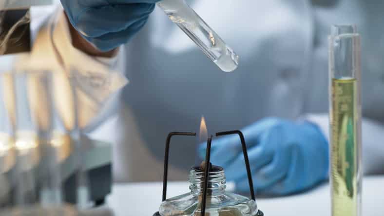 testing flame retardants in lab